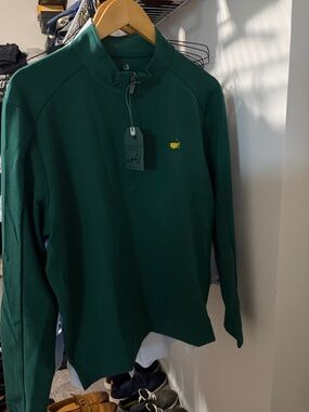 Masters Green Quarter-Zip Pullover